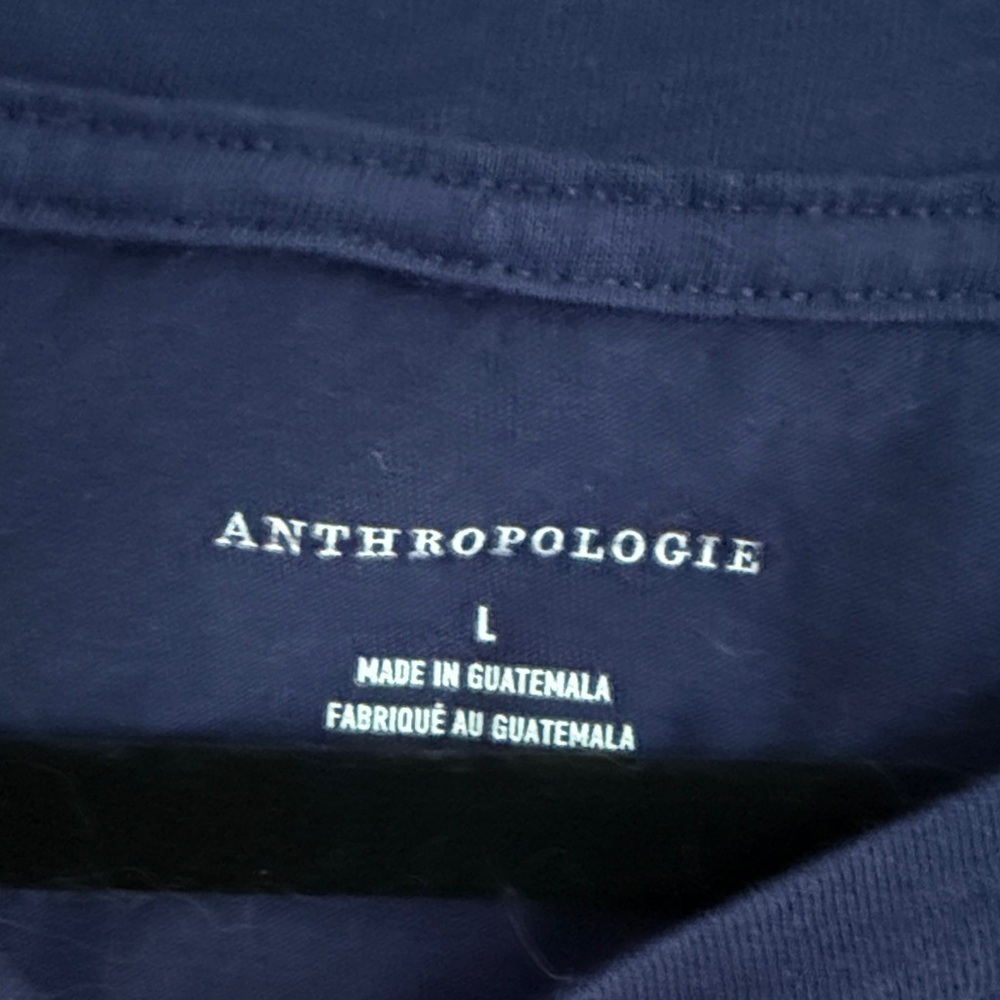 Anthropologie NWOT Silver Hour Graphic T-Shirt with capped sleeve - Women’s L - Picture 3 of 6